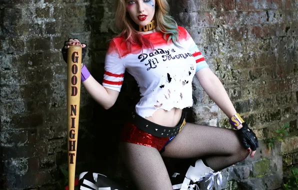 Picture girl, cosplay, Hannah, Harley Quinn