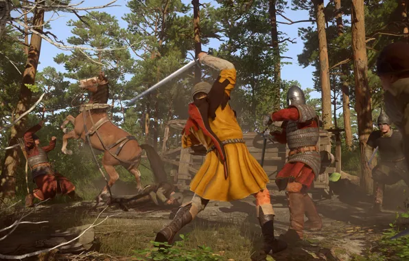 Picture sword, soldier, weapon, fight, ken, blade, horse, pearls