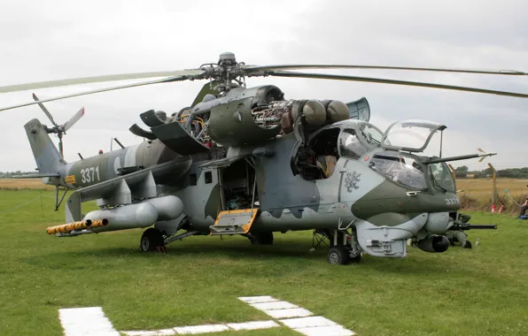 Helicopter, Soviet, Hind, DOE, MI-24D, Russian Transport, MI 24D, Training version