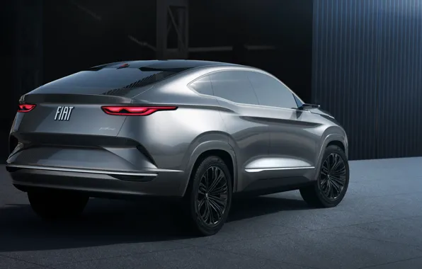 Rear view, Fastback, 2018, crossover, Fiat, SUV