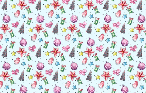 Picture decoration, background, pattern, New Year, Christmas, Christmas, background, pattern