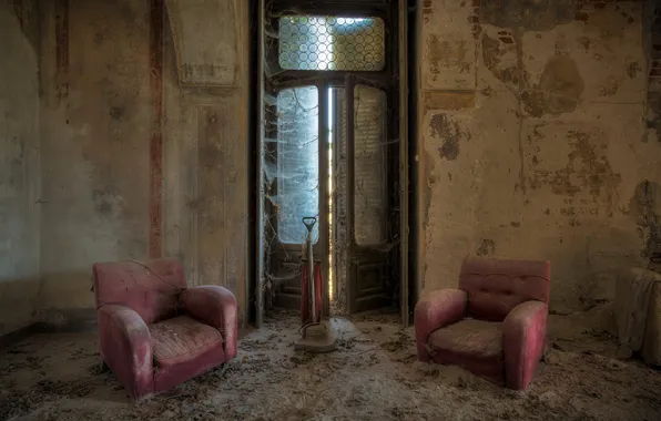 Background, room, chair