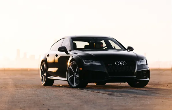 Picture Audi, Black, VAG, RS7