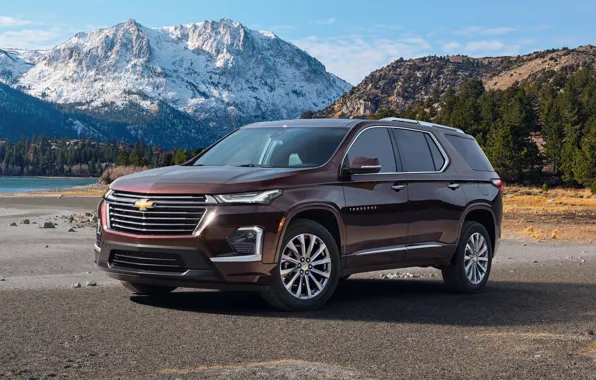 Mountains, Chevrolet, SUV, Traverse, 2021, First
