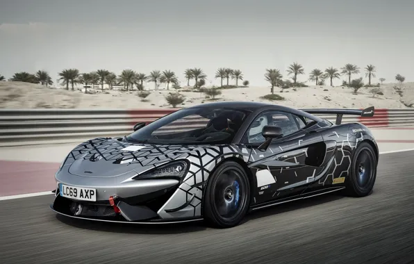 Picture coupe, McLaren, track, 2020, V8 twin-turbo, 620R, 620 HP, 3.8 L.