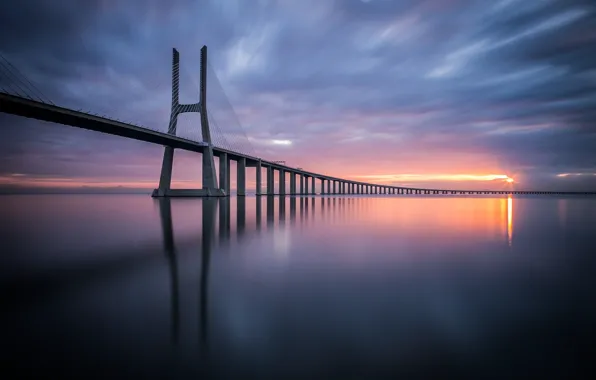 Bridge, river, construction