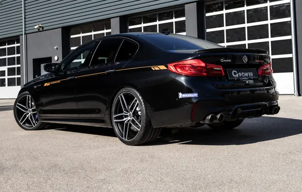 Picture black, BMW, sedan, G-Power, 2018, BMW M5, four-door, M5