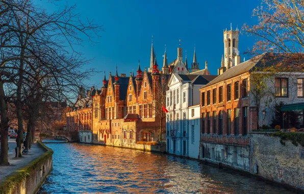 Home, channel, Belgium, Bruges