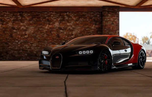 Picture Bugatti, Light, VAG, Forza, Chiron, Horizon 4