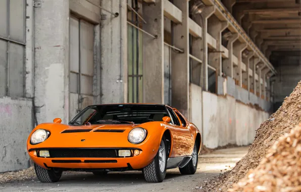 Picture Lamborghini, Orange, Miura