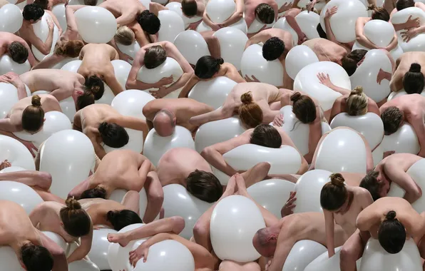 BACKGROUND, BODY, BALLS, NAKED, PEOPLE, WOMEN, MEN