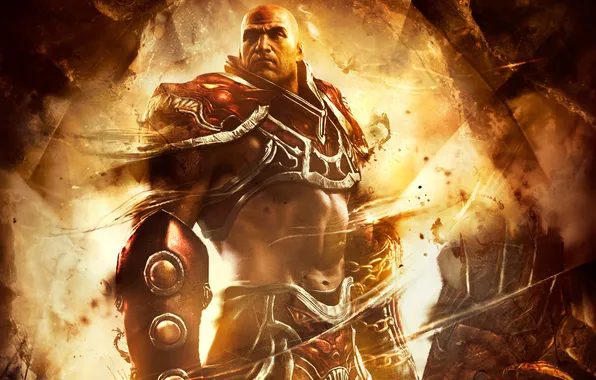 Picture background, fire, the wind, male, God of War, Ascension