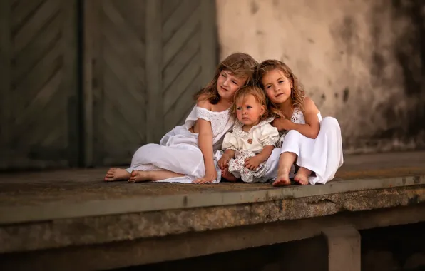Children, wall, girls, child, door, girl, baby, kids