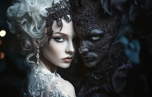 Look, girl, love, face, pose, portrait, fantasy, face