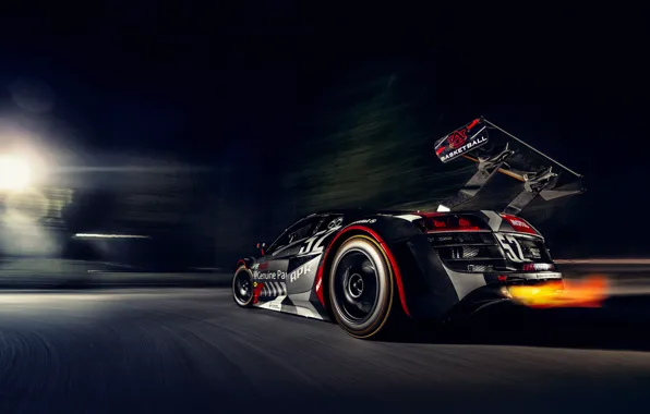 Night, race, sport, APR Audi R8