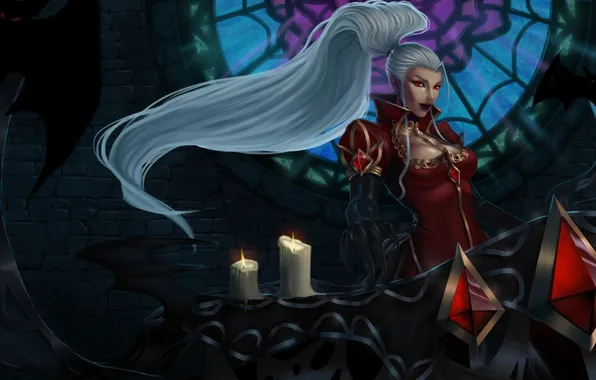 Girl, white hair, League of Legends, Sona, Maven of the Strings