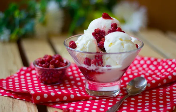 Morning, ice cream, dessert, sweet, delicious