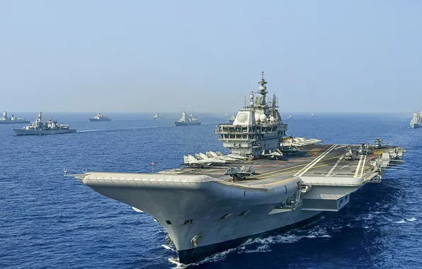 Exercises, The Indian Navy, aircraft carrier INS Vikrant