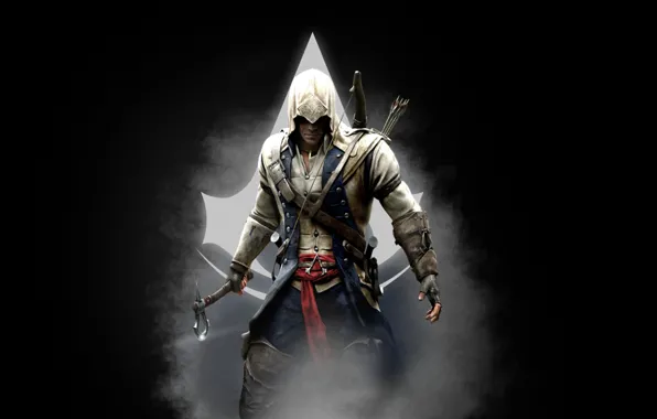 Download wallpaper Assassin's Creed, Connor, Connor Kenway,  Ratonhnhaké:ton, section games in resolution 1024x1024