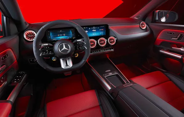 Picture Mercedes-Benz, interior, Mercedes, the interior of the car, GLB, 2023, GLB-Class, X247