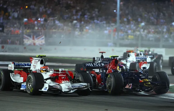 2008, Toyota, Formula 1, Timo Glock, Singapore, Sebastian Vettel, Toro Rosso