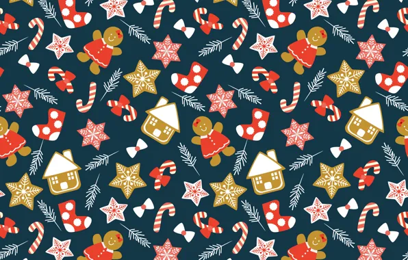 Picture decoration, background, New Year, Christmas, Christmas, winter, background, pattern