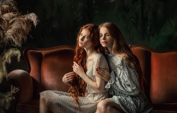Picture look, girl, light, room, hair, Anastasia Barmina