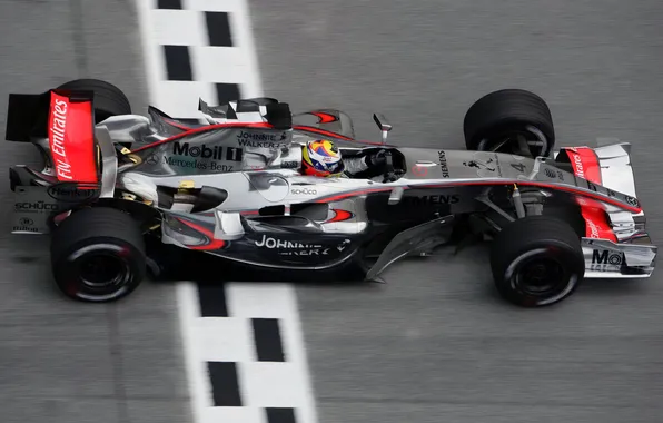 McLaren, 2006, McLaren MP4, Formula-1, Formula 1, F-1, Racing car, Racing car
