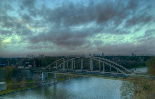 Picture bridge, channel, Shchukin, Khoroshevsky straightening