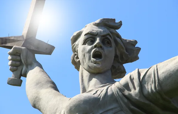 Light, Sculpture, Memory, Volgograd, Closeup, Volgograd, Mamaev Kurgan, Mamayev Kurgan