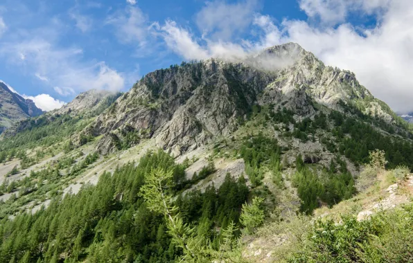 The sky, Nature, Mountains, Landscape