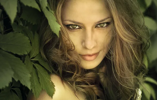 Look, girl, portrait