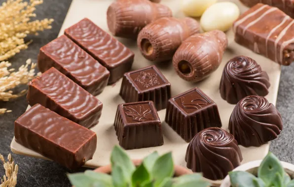 Chocolate, candy, sweet