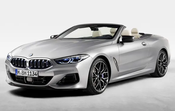 BMW, BMW, white background, convertible, exterior, Convertible, 2022, M850i
