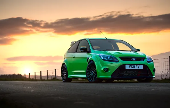 Picture green, Ford, focus, spec-r