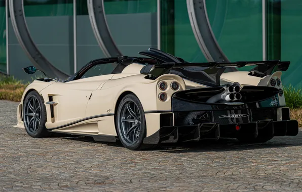 Picture Roadster, Rear, Side View, Mercedes-AMG, Hyper Car, Pagani Imola, 2024, Italy Car