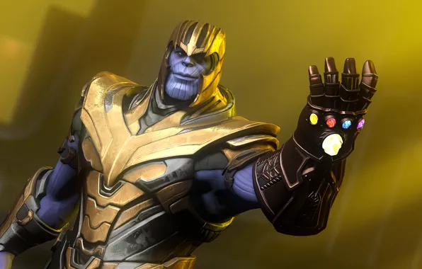 Picture rendering, villain, glove, colossus, avengers, thanos, infinity war