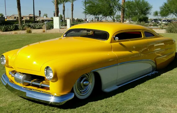 Yellow, custom, Mercury