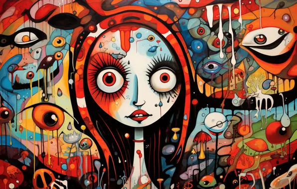 Background, color, form, AI art