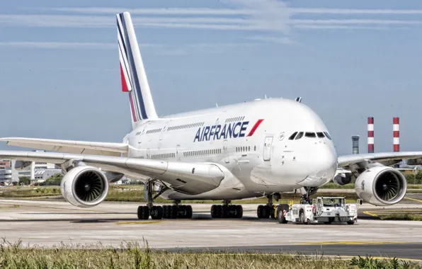 Liner, A380, Airbus, Air France, WFP, Airliner, Airbus A380, A380-800