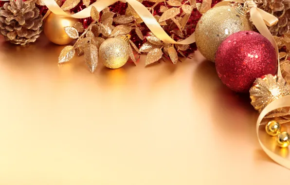 Balls, decoration, background, balls, Christmas, New year, bump, decoration