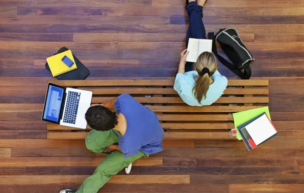 Wood, notebook, books, technology, students, knowledge