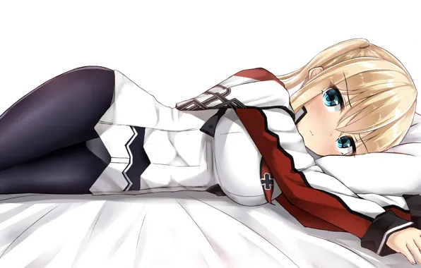 Girl, sexy, pantsu, panties, long hair, dress, anime, blue eyes