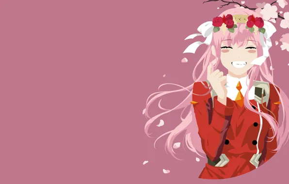 Girl, wreath, 002, Darling in the FranXX