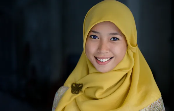 Girl, blue eyes, Indonesia, Islam, Ulrika, Jakarta