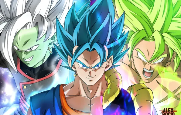 Dragon Ball Super - Goku Collage Wallpaper Download