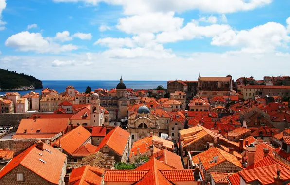 The sky, roof, Croatia, Dubrovnik