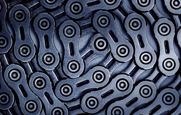 Picture close-up, bike, chain, link