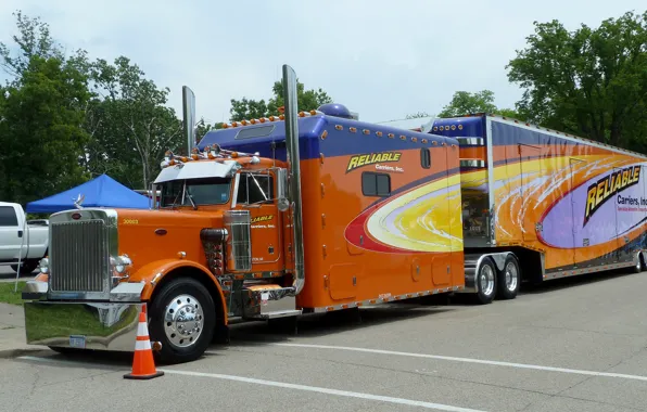 Cars, tractor, reliable, peterbilt, sleeping bag