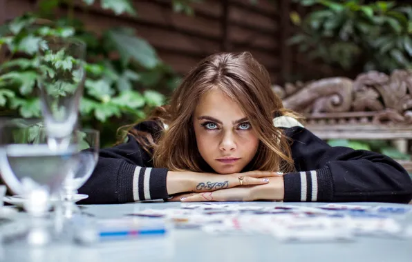 Girl, model, girl, photoshoot, Cara Delevingne, Magazine, 2015, Cara Delevingne